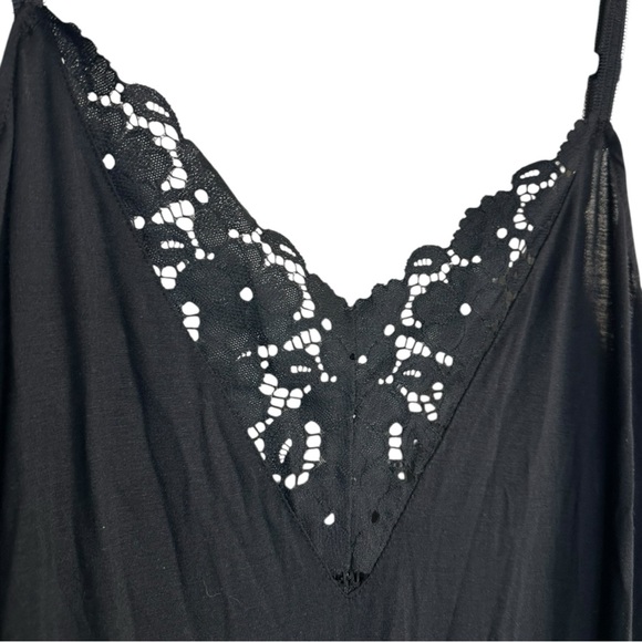 Eberjay Naya The Double Inset Teddy in Black Sleepwear Lounge modal Medium New - Picture 6 of 9